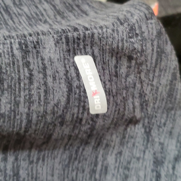 DANSKIN NOW Womens Greystone Heather V-Neck SSleeve Semi-Fitted T-Shirt-EC-Sz L - Picture 8 of 16